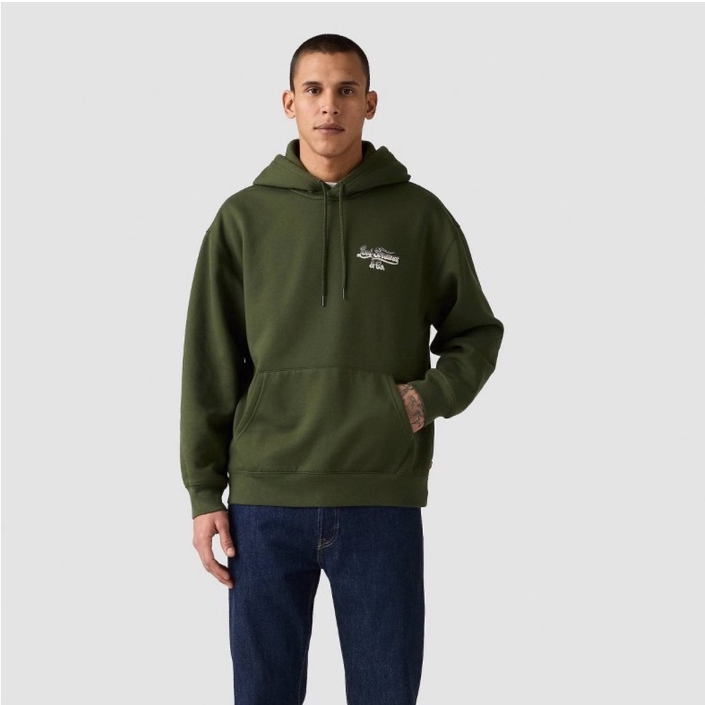 Levi's® Men's Relaxed Fit Pullover Hoodie
Sweatshirt -‎ Wild West Duffel XL